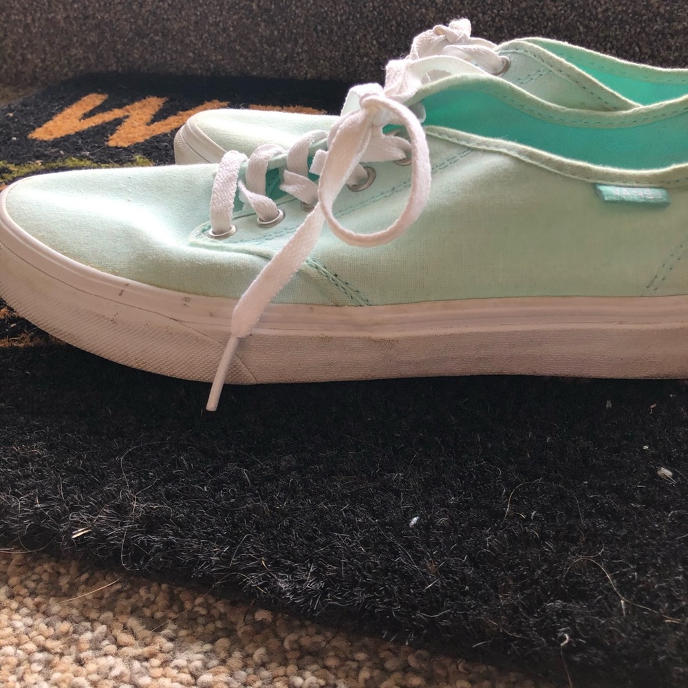 Mint Colored Vans - image 4